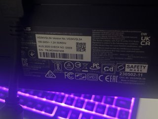 Monitor ASUS TUF Gaming VG34VQL3A 34