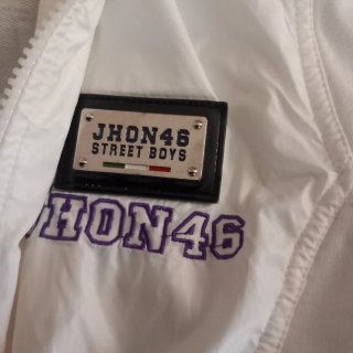 Giubbino ragazzo bianco jonk 46
