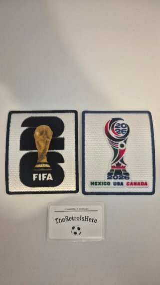 Parches bordados camiseta mundial 2026 españa