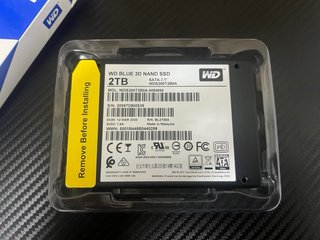 SSD WD Blue 2TB SATA 3D NAND