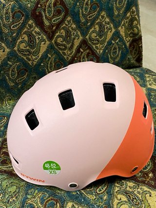 Caschetto bici bimba rosa