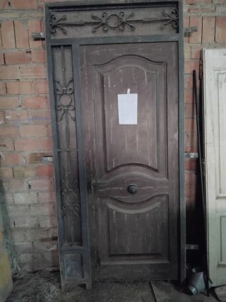 Puerta de  metal