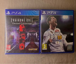 Lote 2 Juegos PS4: Resident Evil y  FIFA 18