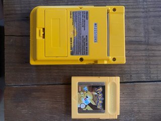 GameBoy Pocket Giallo con scatola in plastica