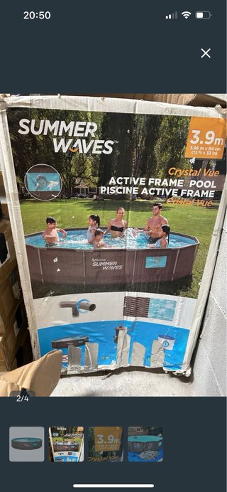 Piscina desmontable como nueva