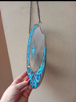 Suncatcher Luna Celtica Blu