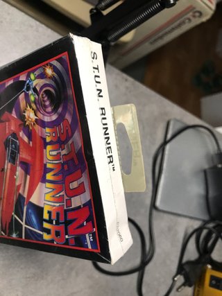 Atari Lynx Stun Runner Video Game Card