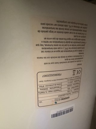 Termo eléctrico Greenheiss