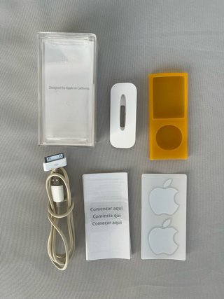 iPod Nano 4ª Gen Amarillo+Caja con Batería Nueva