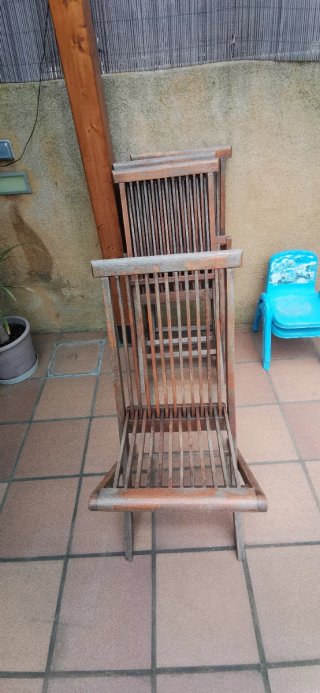 Mesa y 8 Sillas Teka Exterior