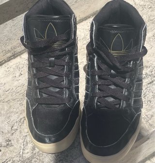 Adidas Scarpe Sneakers Uomo Nero Oro