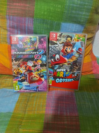 Mario Kart 8 Deluxe y Super Mario Odyssey