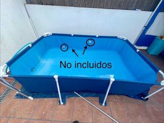 Piscina bestway 2,59m X 1,70m +depuradora + tubos