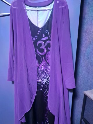 Lote 7 vestidos, chaleco y casaca