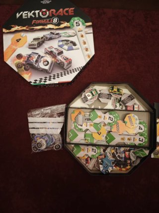 Juego de mesa Vektorace Formula 8