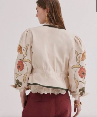 Chaqueta Hoss Intropia Beige Floral