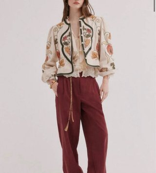 Chaqueta Hoss Intropia Beige Floral