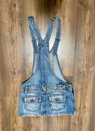 Peto vaquero corto Bershka