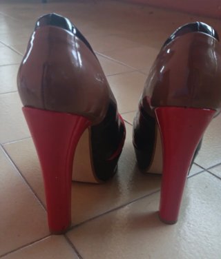 Zapatos de salón tacón plataforma
