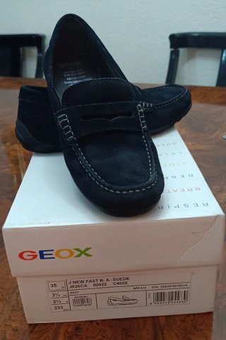 Geox J New Fast B. A-Suede Talla 35