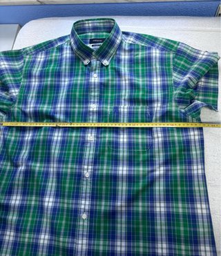 Camisa Cortefiel Cuadros Manga Corta Talla XL