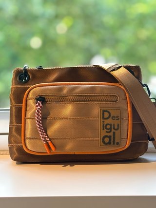 Mochila Bolso Desigual Voyager Marrón Naranja