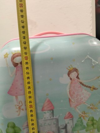 Maleta infantil con ruedas y diseño de princesas