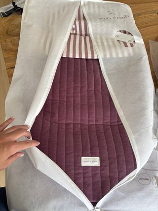 Saco Silla Invierno Cherry Rayas Pasito a Pasito