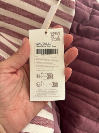 Saco Silla Invierno Cherry Rayas Pasito a Pasito