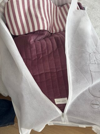 Saco Silla Invierno Cherry Rayas Pasito a Pasito