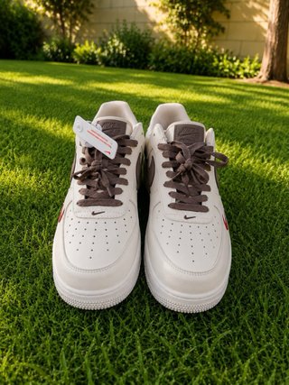 Nike Air Force 1 Marrón/Blanco
