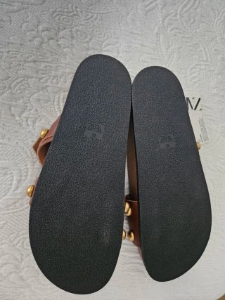 Sandalias Zara Marrón Talla 39