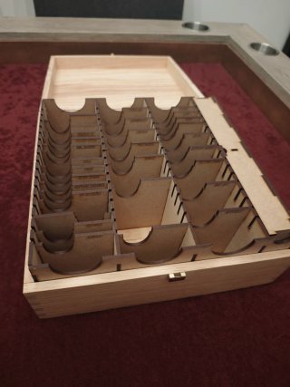 Caja Madera Marvel Champions Organizador