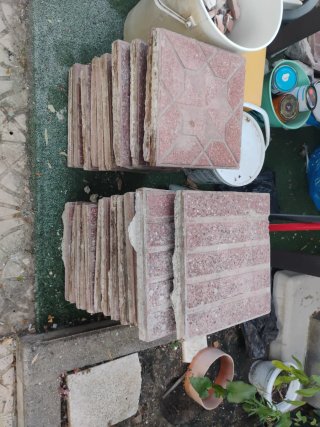 Regalo Baldosas de terracota apiladas