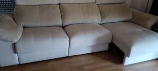 Sofá extensible 3 plazas beige