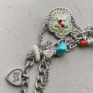 Pulsera Bohemía Multicapa con Abalorios