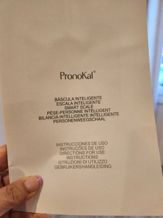 Báscula Inteligente Pronokal + Vaso Medidor