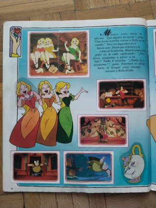 Album Cromos La Bella y La Bestia Disney Panini