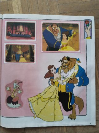 Album Cromos La Bella y La Bestia Disney Panini