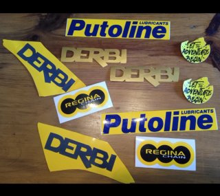 Lote Adhesivos Derbi Motocross Enduro