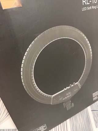 Aro de luz LED con trípode