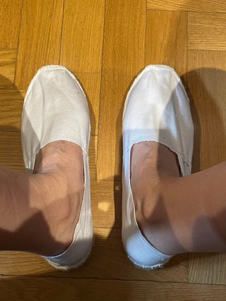 Alpargatas blancas