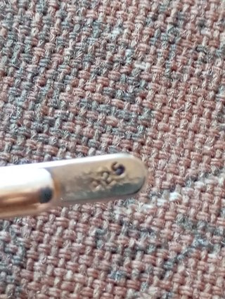 Pasador de corbata  de plata Agente Comercial 925