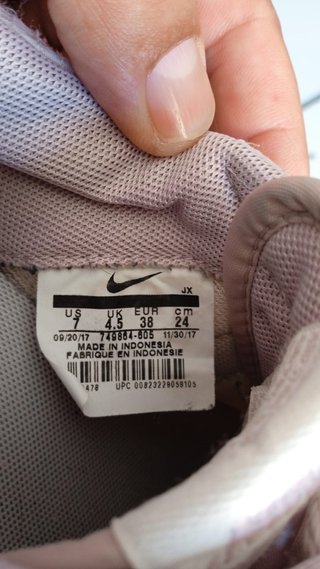 Zapatillas Nike Beige y Rosa