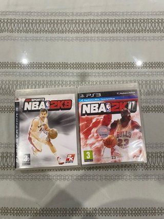 NBA 2K9 y NBA 2K11 PS3