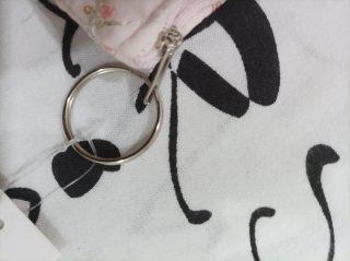 Porta-moedas rosa com ursinhos