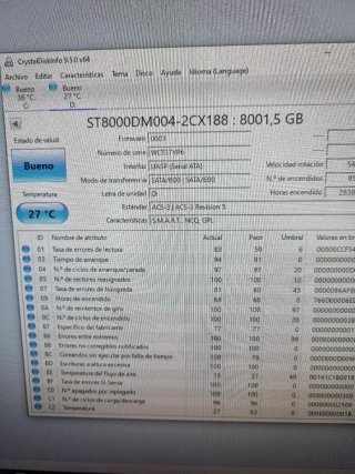 Disco Duro Seagate 8TB BarraCuda
