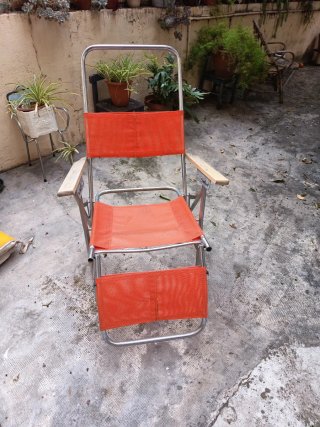 Sillón reclinable de jardín