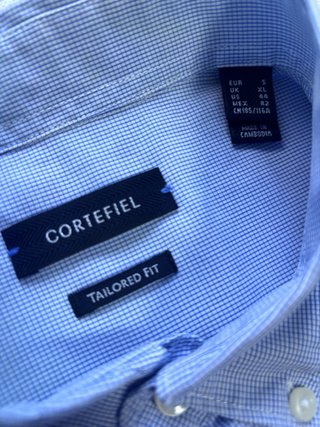 Camisa Cortefiel Manga Corta Hombre XL