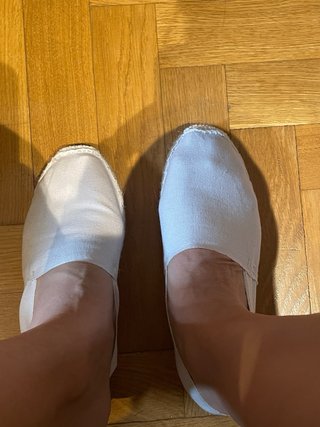 Alpargatas blancas
